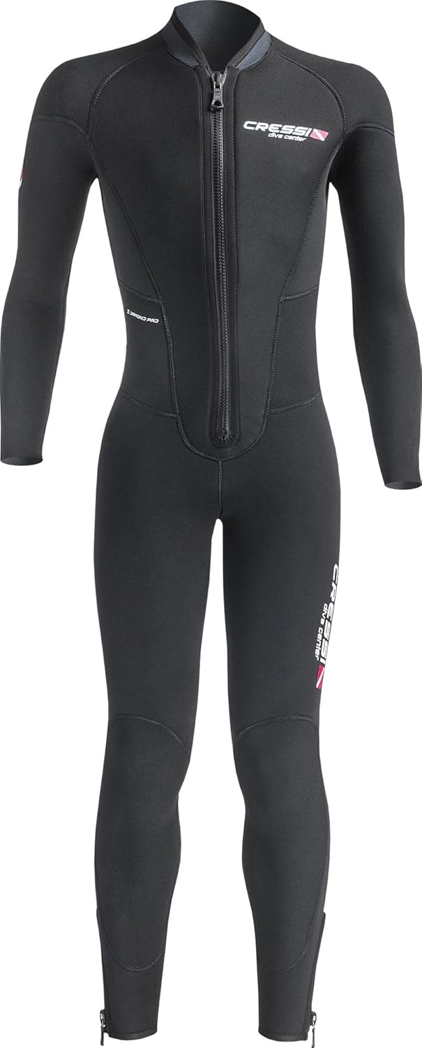 Cressi Endurance Man Monopiece Wetsuit 5mm - Herren Overall Tauchanzug Aus 5mm Neopren Für Taucher U