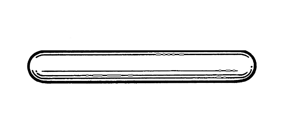 neoLab E-1353 Magnetrührstäbchen, PTFE-Überzug, 50 mm x 8 mm (10-er Pack)