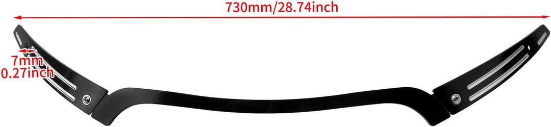 HDBUBALUS Motorrad-Windschutzscheiben-Verkleidungs-Set für Harley Touring Road Glide CVO FLTRU FLTRX