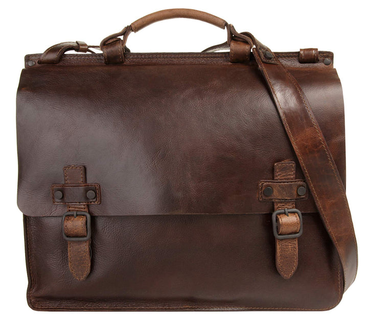Harold's Aberdeen Messenger Leder 40 cm Laptopfach
