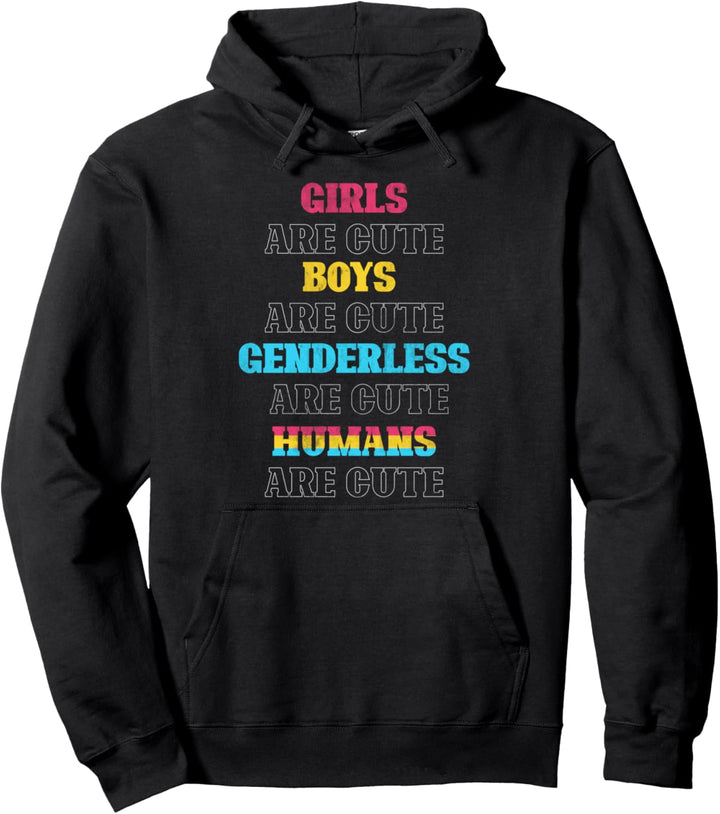 LGBTQ Queer Genderfluid Pan Pride Geschenk Pansexuell Pullover Hoodie