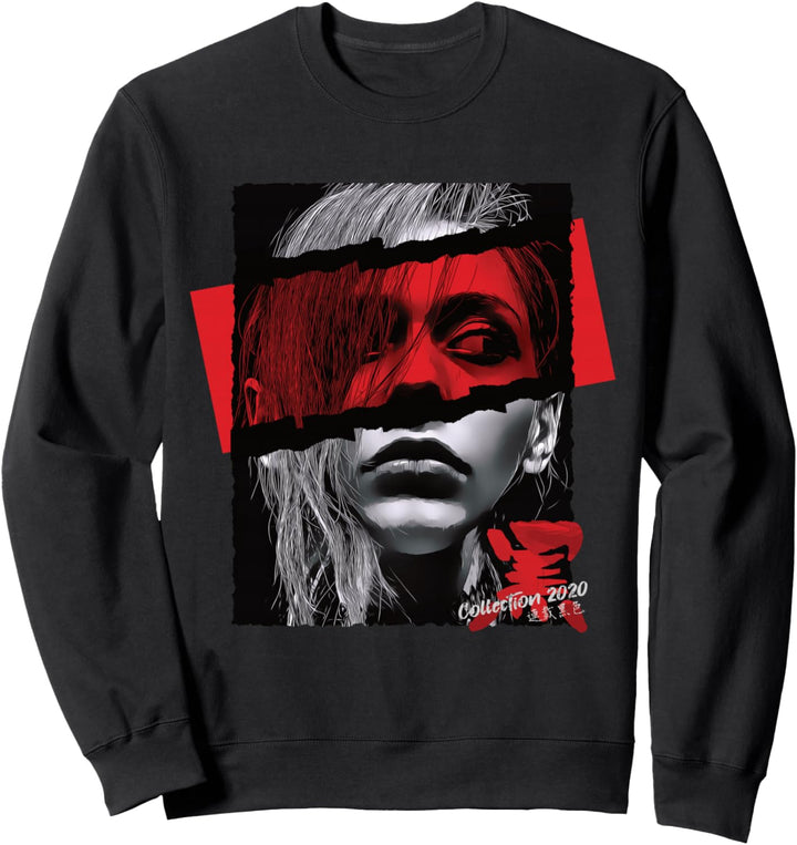 Grunge Girl Streetwear - Japan Aesthetic Edgy Sweatshirt