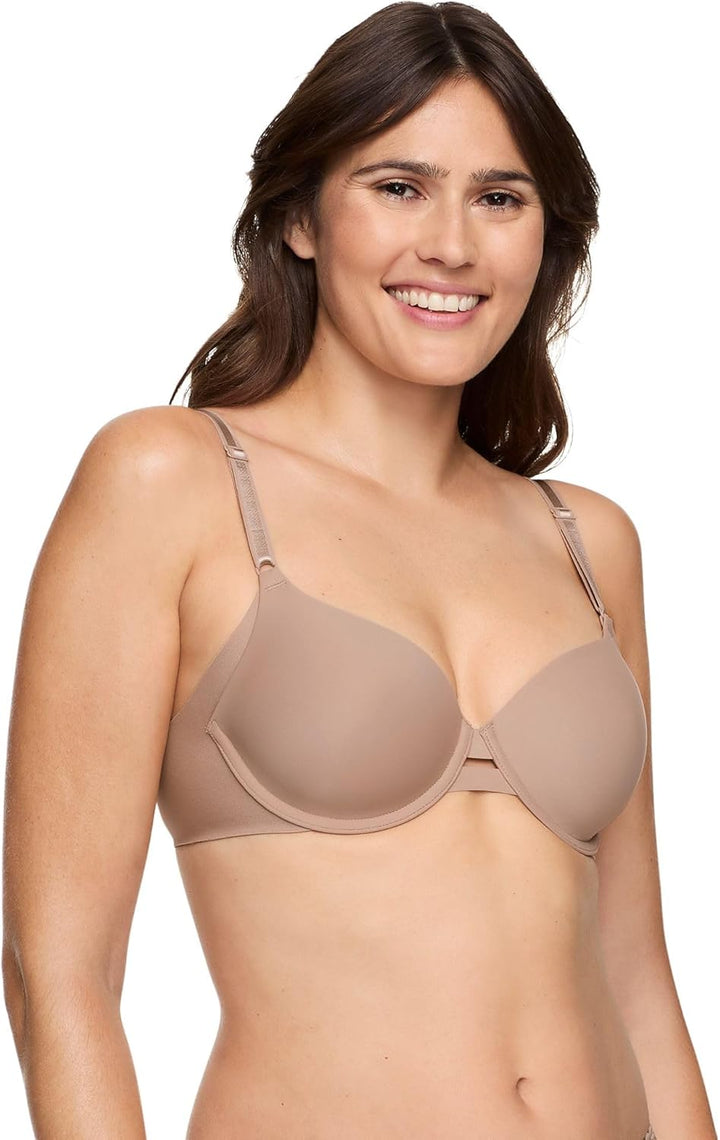 Warner's Women's No Side Effects Underarm-Smoothing Comfort Underwire Lightly Lined T-Shirt Bra 1356