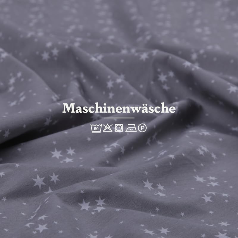 Kinder Bettwäsche 2-tlg (100x135cm / 40x60cm) Bettdecken Set, Baumwolle - Babybettwäsche mit Motiv -