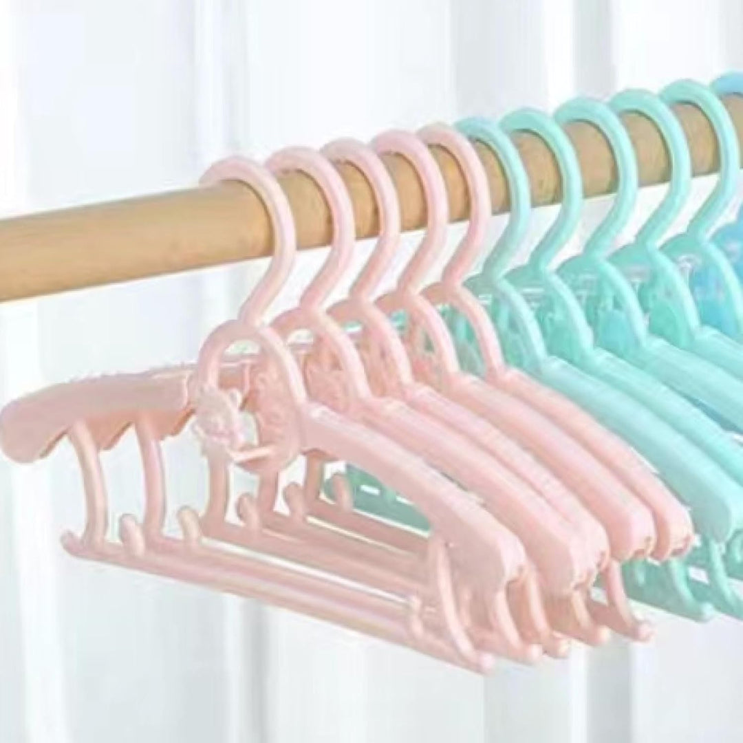 HGYZE Baby Kleiderbügel Kinder Antirutsch, 29-37cm Ausziehbare Kinderkleiderbügel mit Hosenständer,