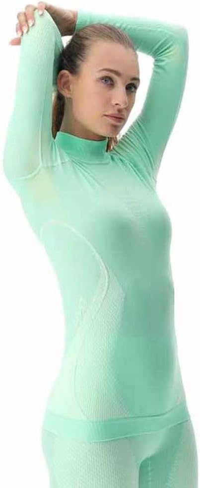 UYN Damen Evolutyon Langarmshirt (1er Pack) M Light Green/White/White, M Light Green/White/White