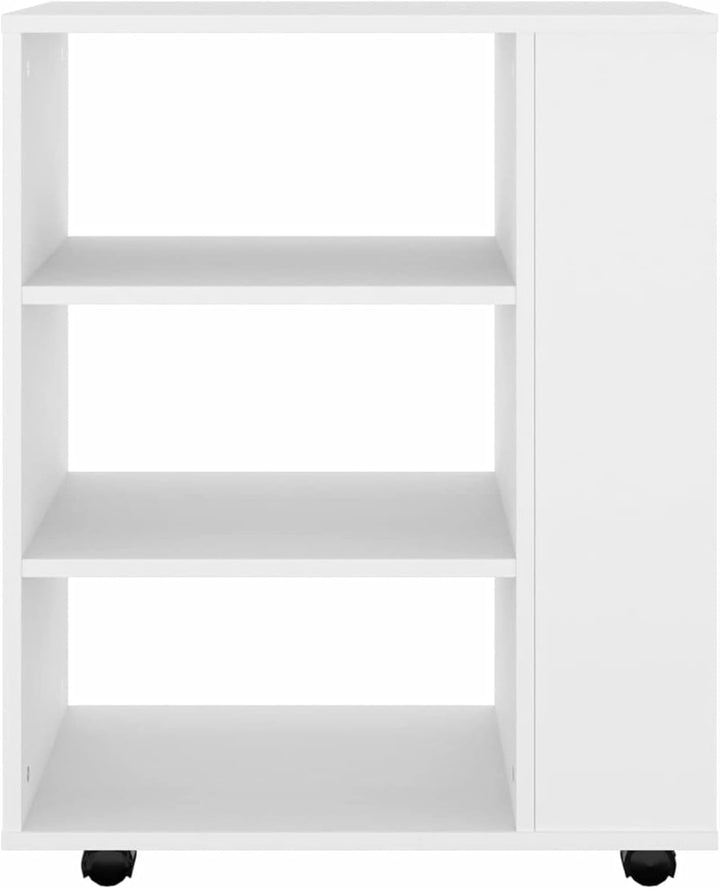 Rollschrank Schrank mit Rollen Schubladenschrank Aktenschrank Holzschrank Aufbewahrungsschrank Stand