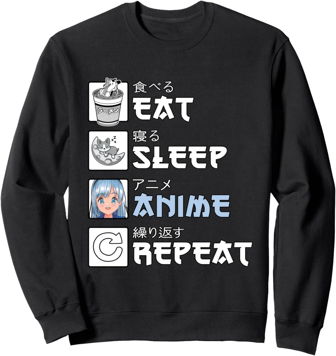 Anime Tshirt Manga Geschenk Clothes Kleidung Outfit Japan Sweatshirt