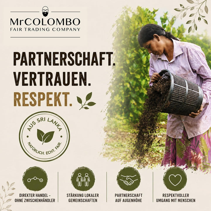 Ceylon Zimt Pulver 100g – C5 Premium Qualität, Direktimport aus Sri Lanka, Echter Zimt gemahlen, cum