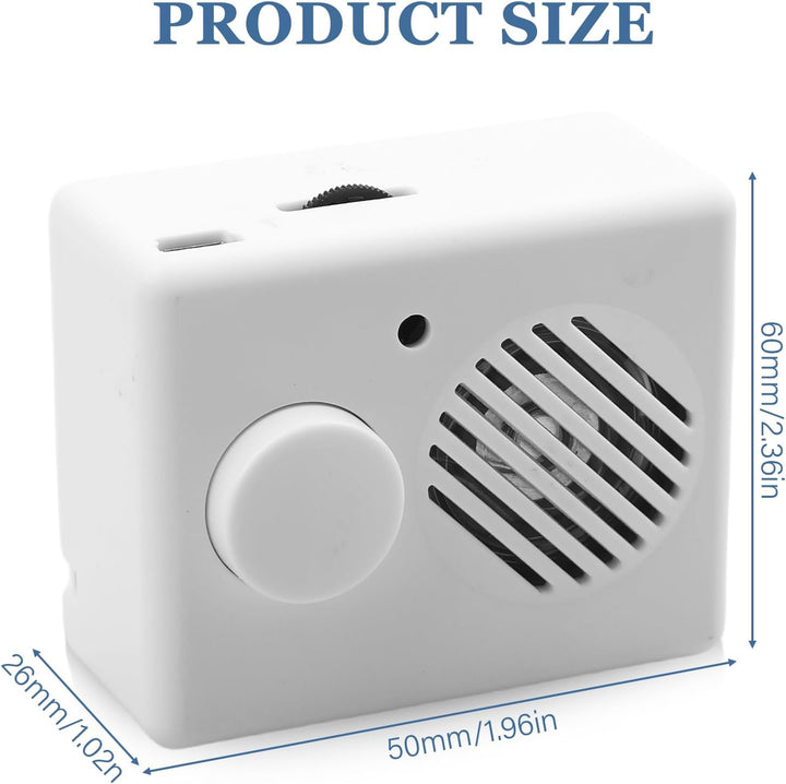 2 Stück Diktiergerät für Stofftiere 360s Soundmodul mit Aufnahmefunktion Mini Diktiergerät Spielzeug