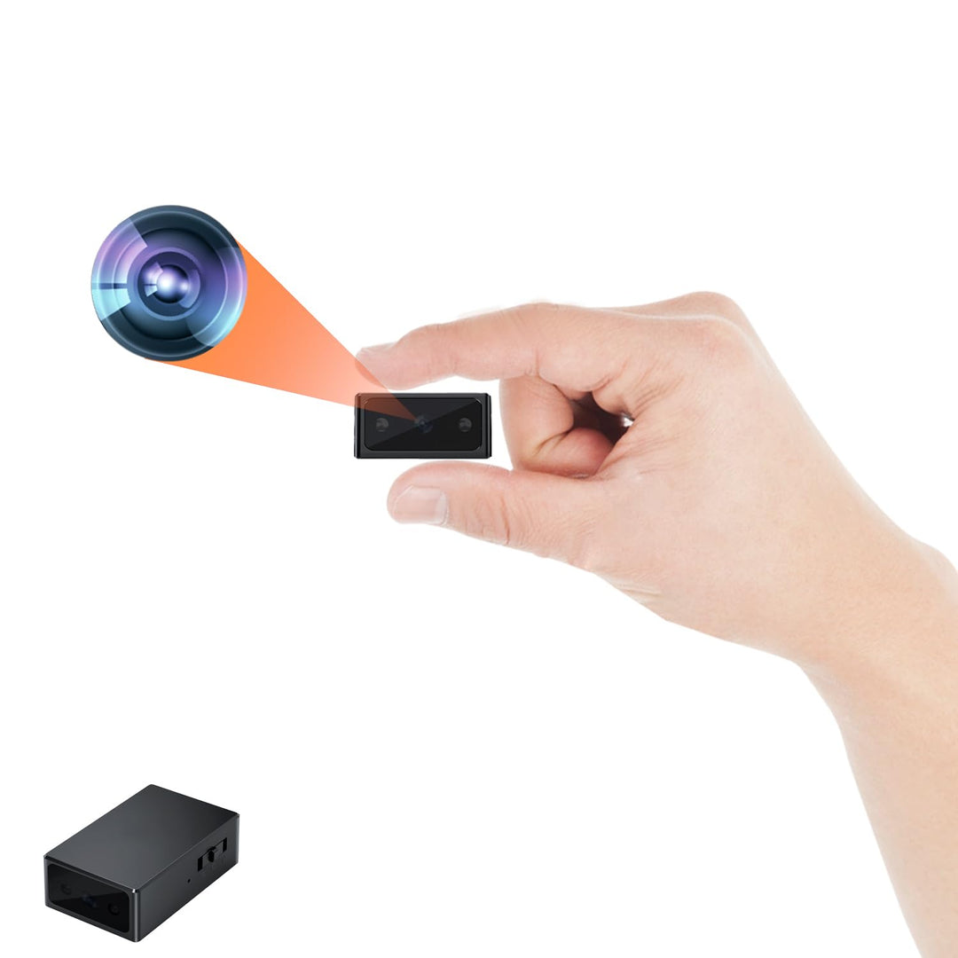 Mini Kamera - HD 1080P, Mini-Kamera, Überwachungskamera, Kamera Überwachung Aussen Innen - Bewegungs