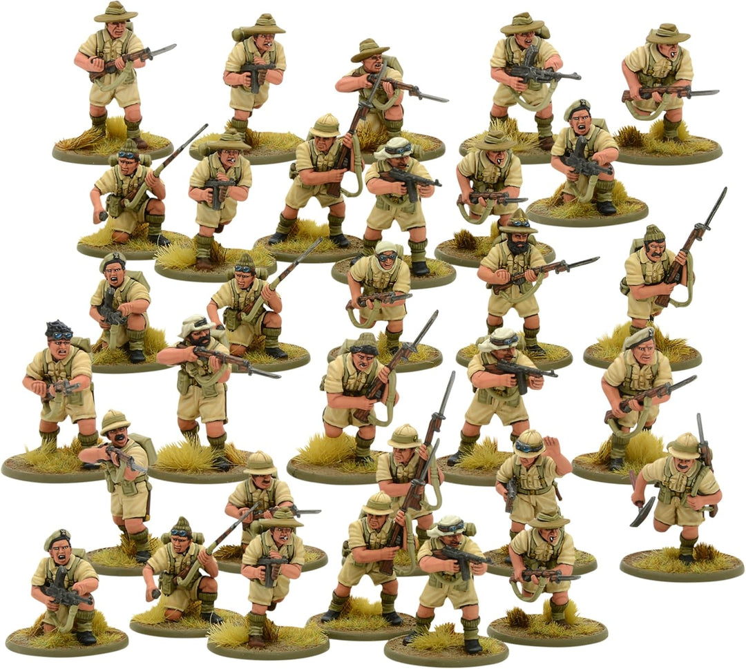 Warlord Games 402011017 Britische Commonwealth-Infanterie Army,Italy Tisch-Miniaturen, Unlackiert, S