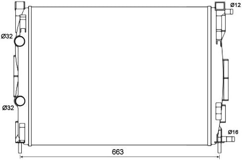 NRF 58327 Kühler, Motorkühlung