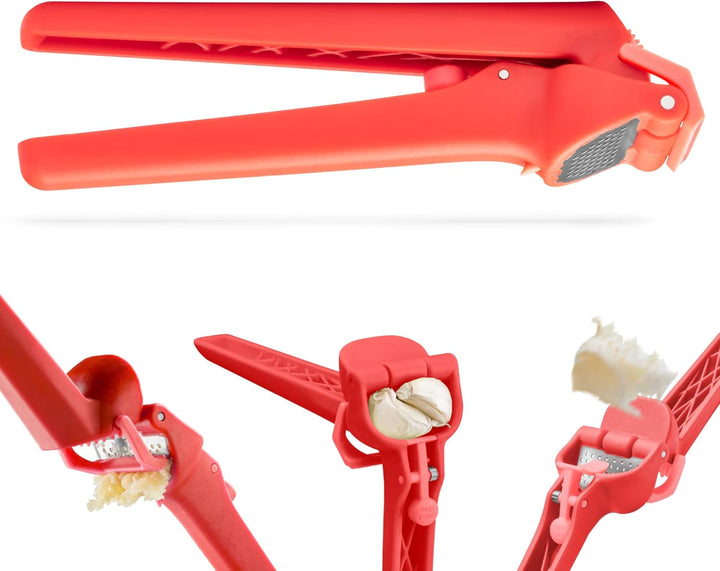 Dreamfarm DFGA5622 Garject Lite Knoblauchpresse aus Kunststoff Rot, Rot