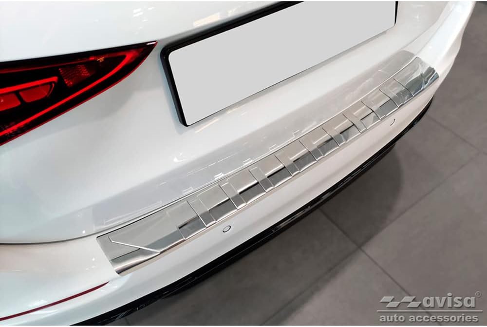 Avisa Edelstahl Heckstossstangenschutz kompatibel mit Mercedes C-Klasse W206 Kombi 2021- 'Ribs'