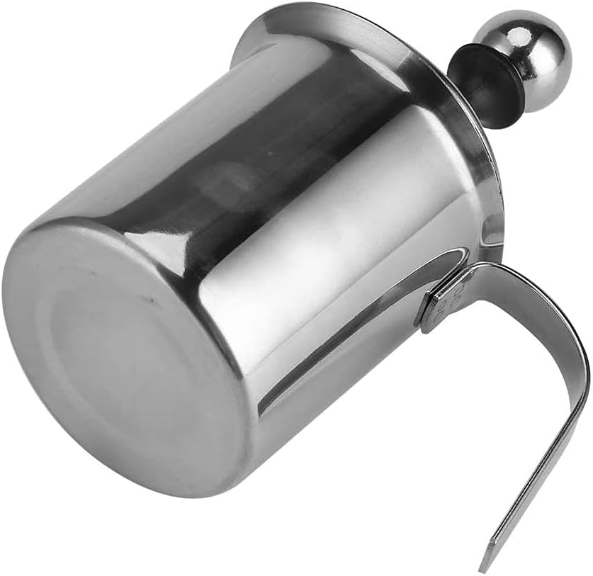 Manueller Milchaufschäumer, Edelstahl, Handpumpe, Milchaufschäumer, handbetriebener Milchschaummache