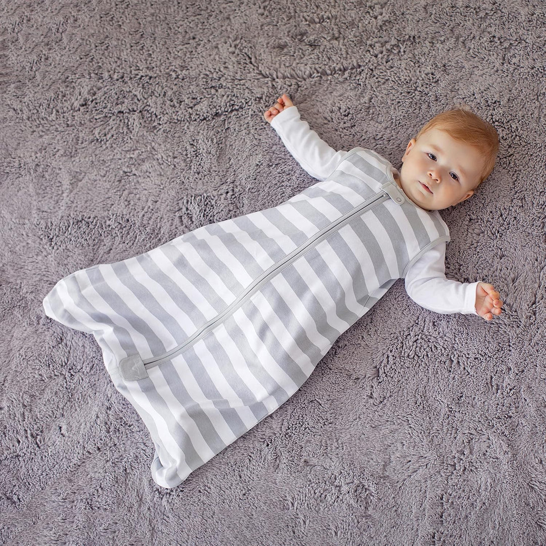 Mama Cheetah Baby Schlafsack, 0.5 TOG 100% Bio-Baumwolle, Ideal für den Sommer, Sommerschlafsack für