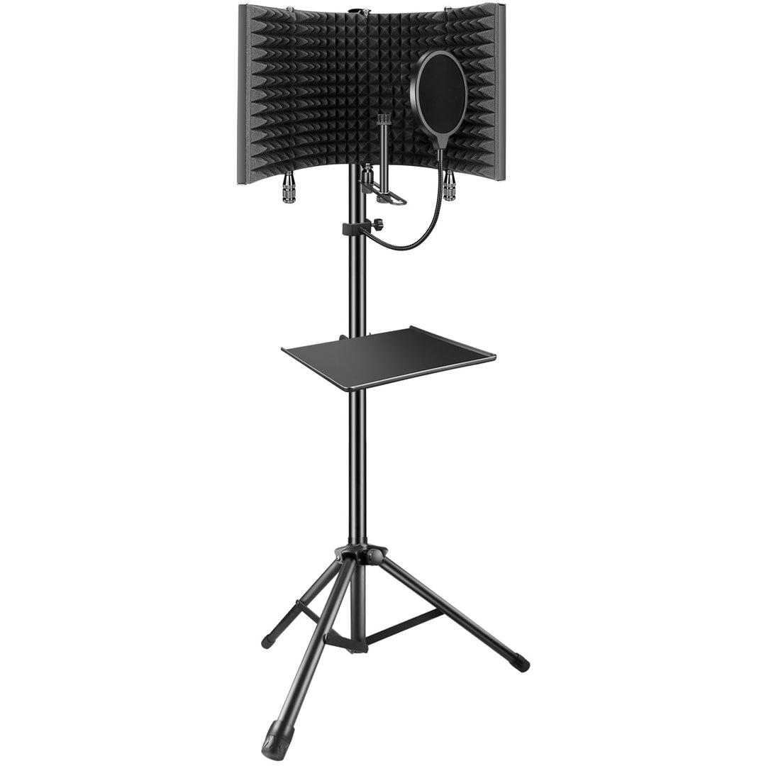 Mikrofon Isolation Schallschutz,Aokeo Pop Filter schallabsorbierend Mikrofonisolationsschirm Einstel