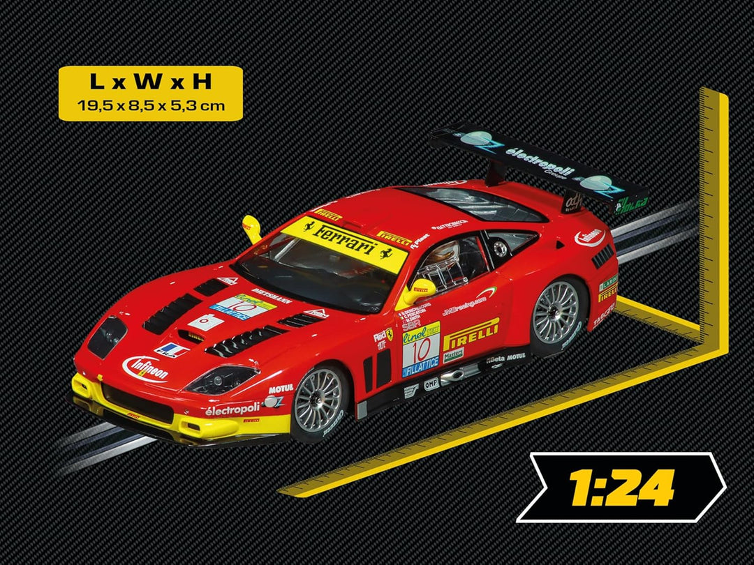 Carrera Digital 124 I Ferrari 575 GTC No.10 Spa Francorchamps 2017 I Auto für Rennbahn