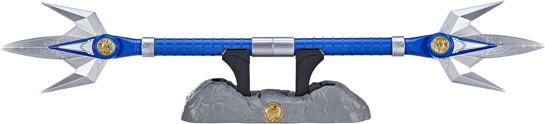 Power Rangers Lightning Collection Mighty Morphin Blauer Ranger Power-Lanze Rollenspiel MMPR Cosplay