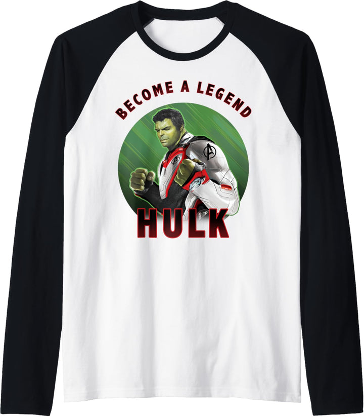Marvel Avengers: Endgame Hulk Become A Legend Raglan
