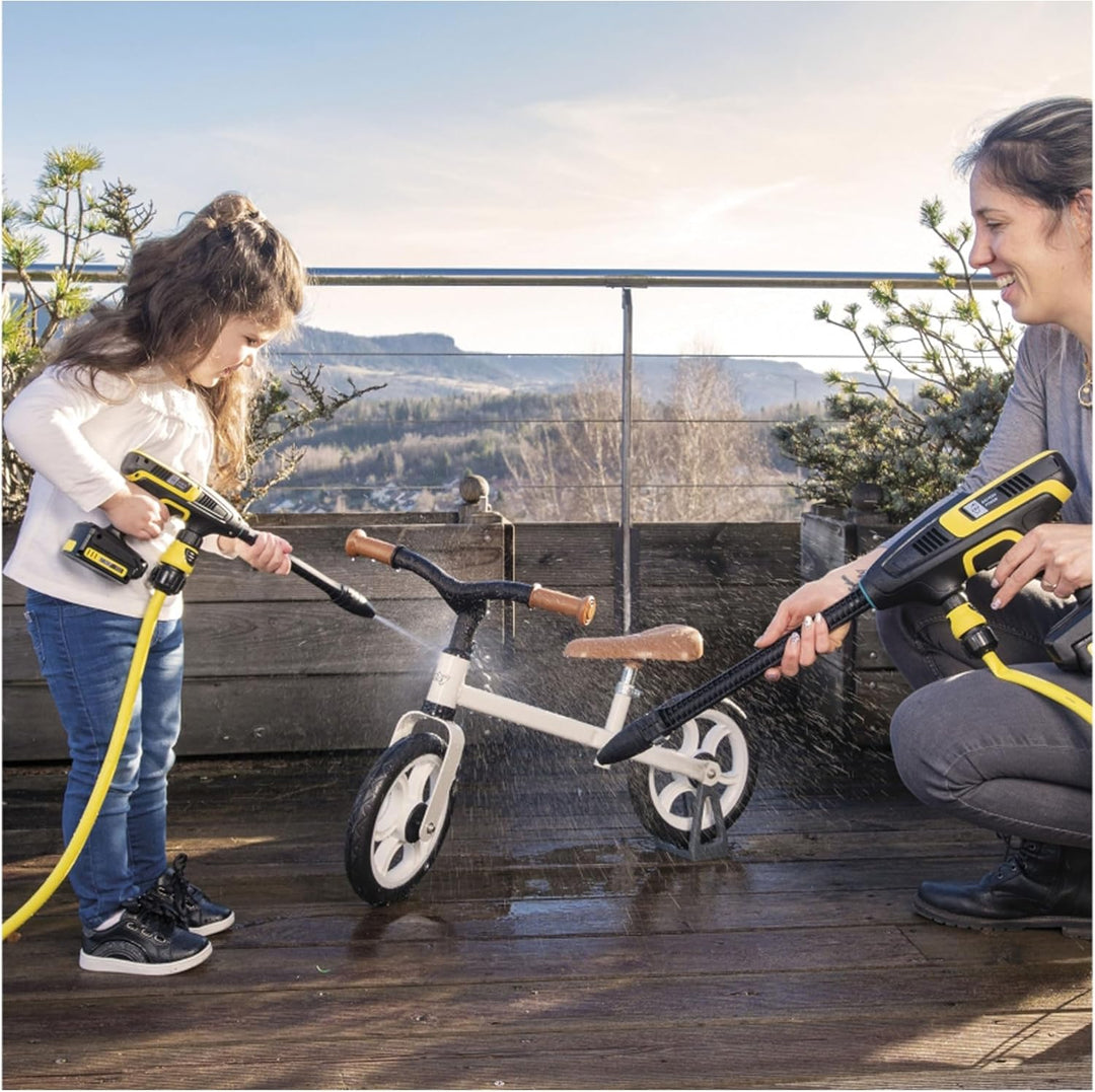 Smoby Toys - Kärcher Mitteldruckreiniger KHB 6 (schwarz-gelb) für Kinder - Spiel-Reinigungsgerät mit