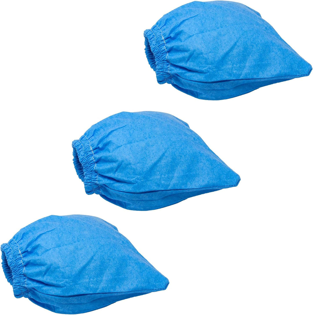 Trockenfilter, Textilfilterbeutel (blau, auswaschbar) für Parkside LIDL Nass- und Trockensauger PNTS