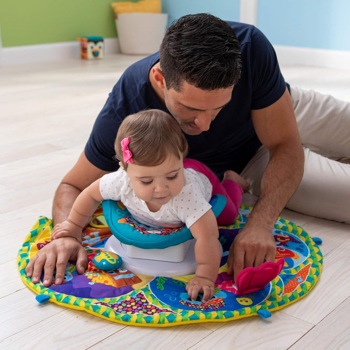 Lamaze Captain Calamari Spin & Explore Gym Piratenkrake Spieldecke, Piratenkrake Spieldecke