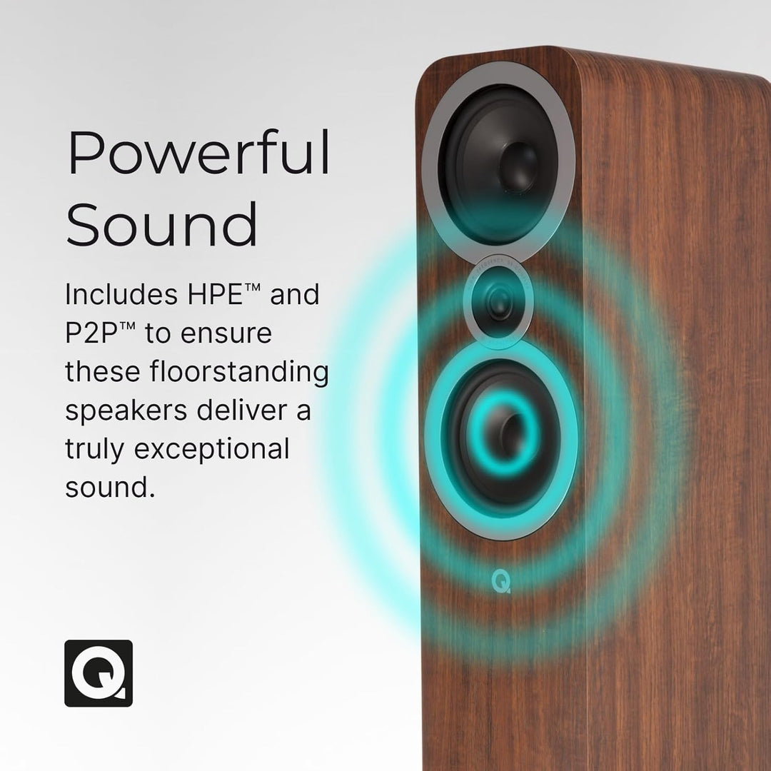 Q Acoustics 3050i Standlautsprecher (Paar) French Walnut