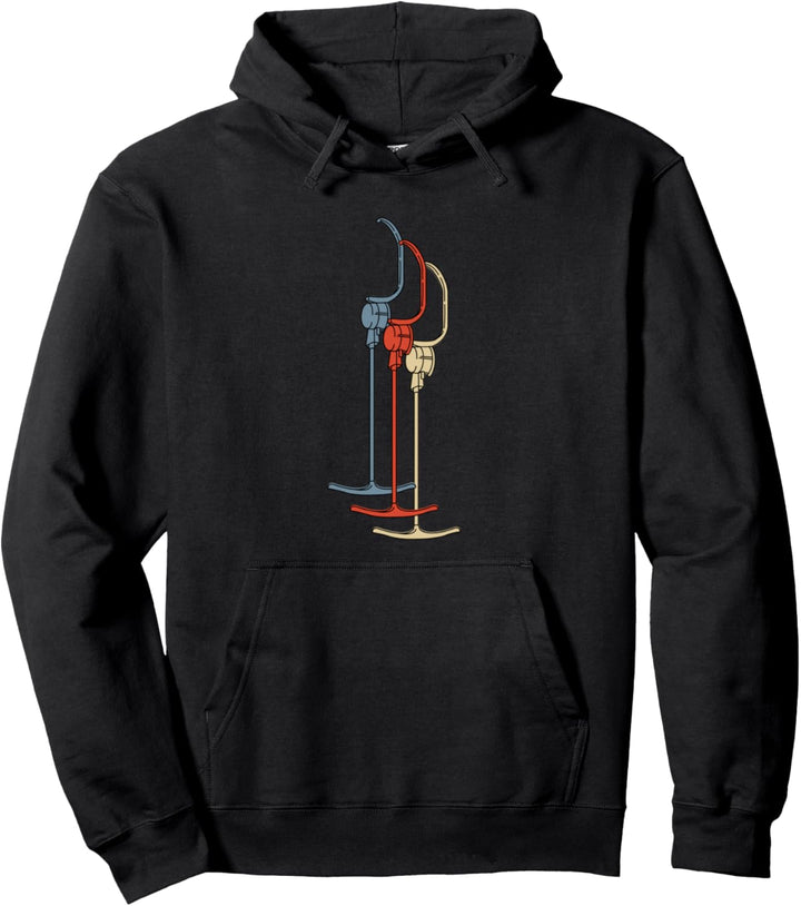 Ankerlift T-Bar Lift Skifahren Retro Winter Ski Pullover Hoodie