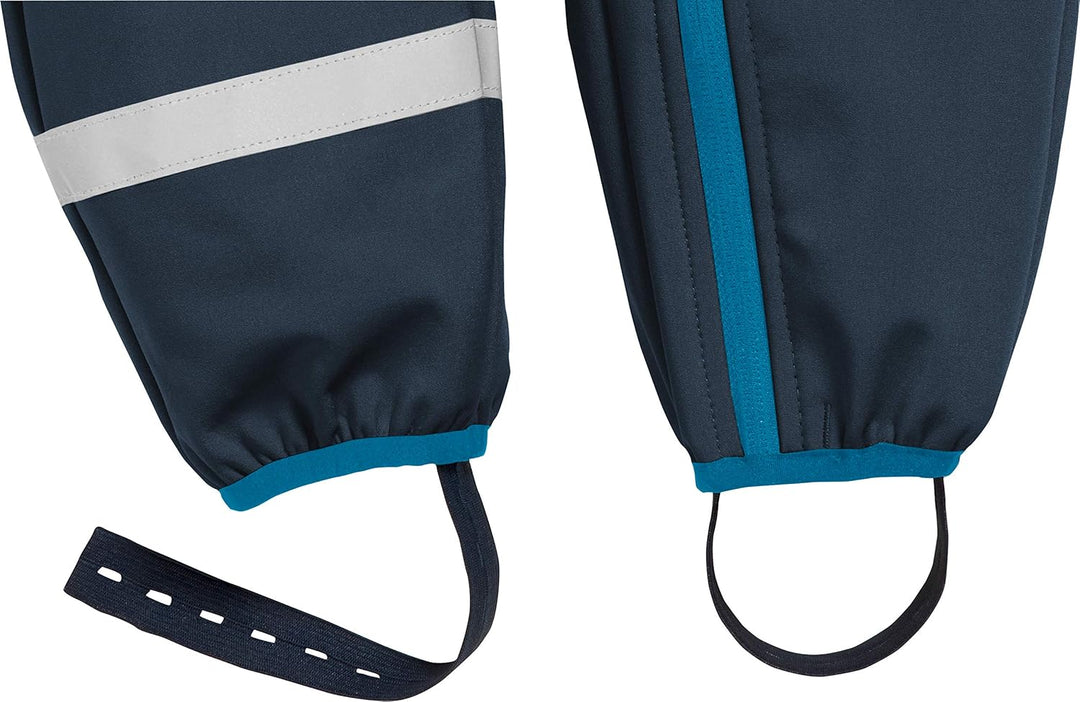 Playshoes Unisex Baby Softshell-Overall Fleece gefüttert Marine 74, Marine 74