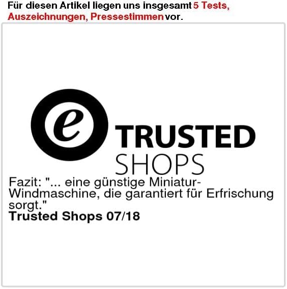 PEARL Mini Lüfter: Mini-USB-Tischventilator, Vollmetall, neigbar um 360°, 2,5 W, Ø 15 cm (Ventilator