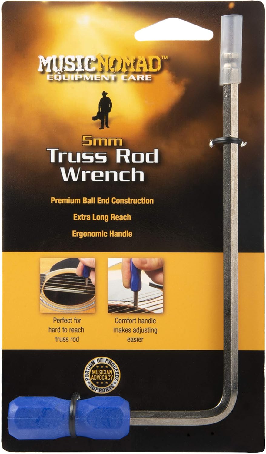MusicNomad MN236 Premium Truss Rod Wrench - 5mm for MARTIN Guitars Einzelbett, Einzelbett