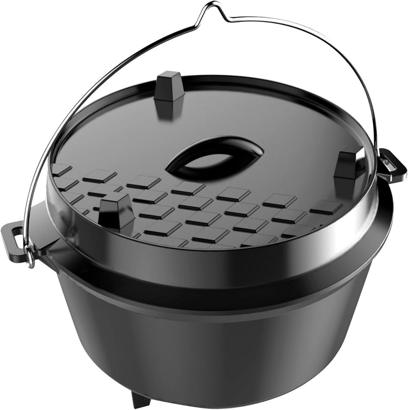 tepro Grillzubehör Guss-Dutch Oven M, Füllmenge: ca. 8 Liter, medium, medium