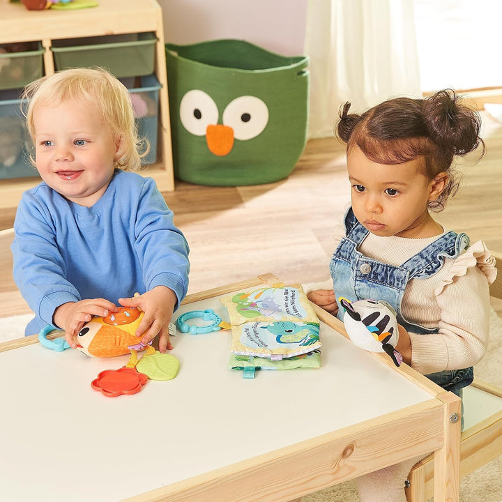VTech Baby - Babys Tierfreunde-Geschenkset – Spielzeug-Set aus Stoffbuch, singendem Vogel und Zebrar