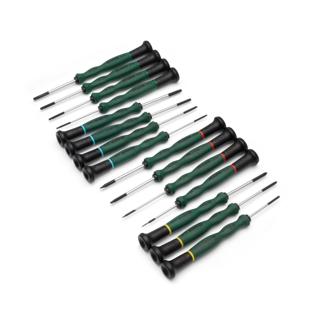 SATA ST09317SJ Präzisions Elektronik und Feinmechanik Schraubendreher Master Set, 15 Tlg.