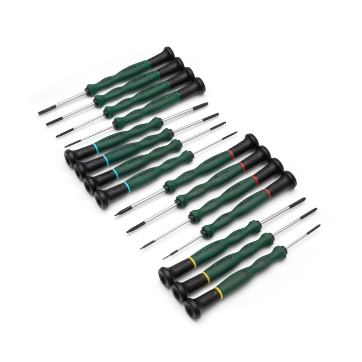SATA ST09317SJ Präzisions Elektronik und Feinmechanik Schraubendreher Master Set, 15 Tlg.