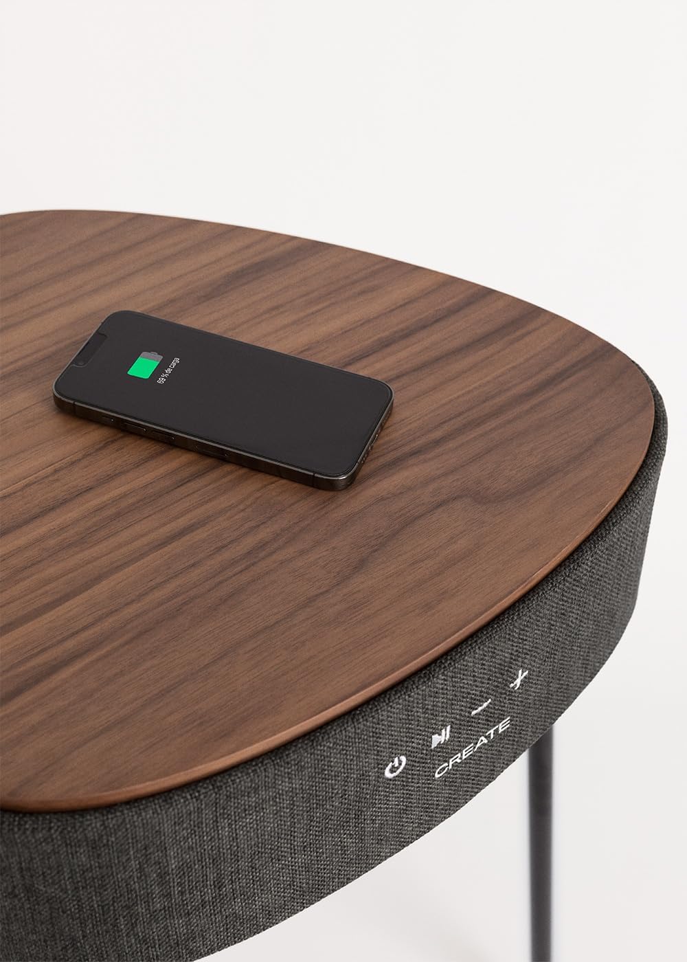 CREATE / Speaker Table 180 / Tischlautsprecher aus Dunkelholz/Unidirektionale Tonqualität 180º, Blue