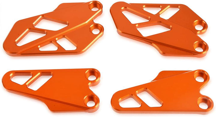 Motorrad CNC Aluminium Vorne und Hinten Fussrastenschutz Fersenschutz für Duke 125 250 390 2017 2018