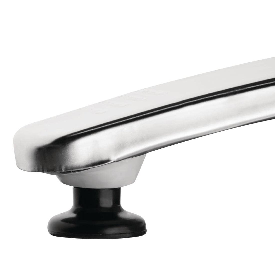 Bolero dn641 Vier bein Tisch Boden, Aluminium, 680(H) x 650(L) x 650(W)mm