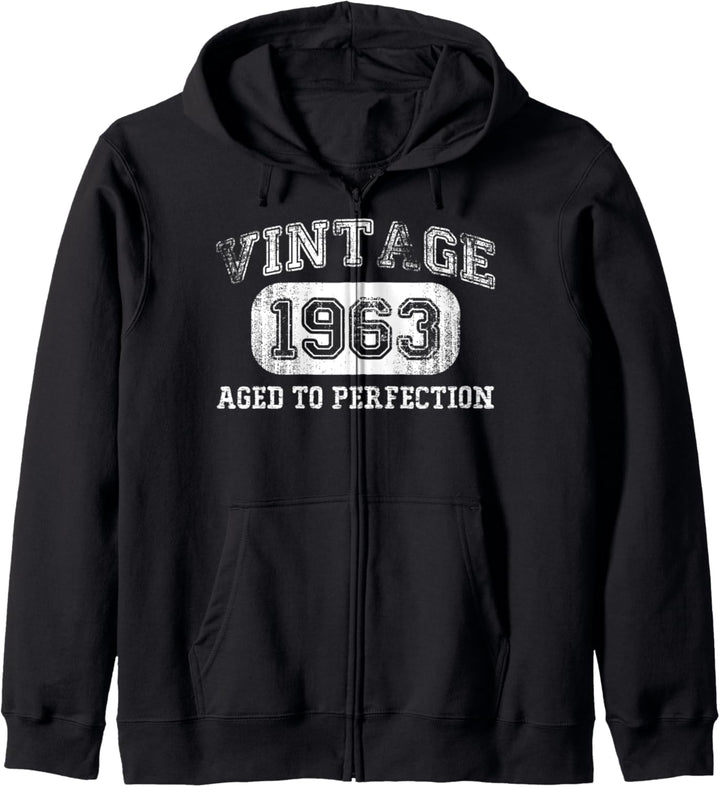 Vintage 1963 Geburtstagsgeschenk, Geschenk zum 59. Geburtstag Kapuzenjacke