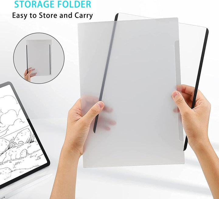 Magnetische Papier Schutzfolie für Surface Go 4/3/2, Wiederverwendbar Matt Papierfolie zum Zeichnen,
