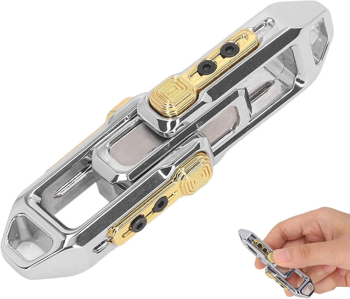 Jiawu Magnetisches Metall-Fidget-Spielzeug, Push-Card-Fidget-Slider, Sensorisches Spielzeug Zum Stre