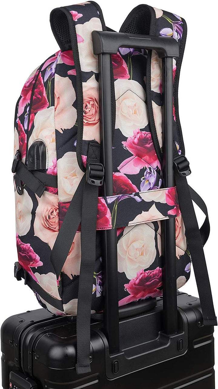 Tzowla Anti Diebstahl Laptop Rucksack für Herren,Rucksack Wasserdicht mit USB-Ladeanschluss und Schl