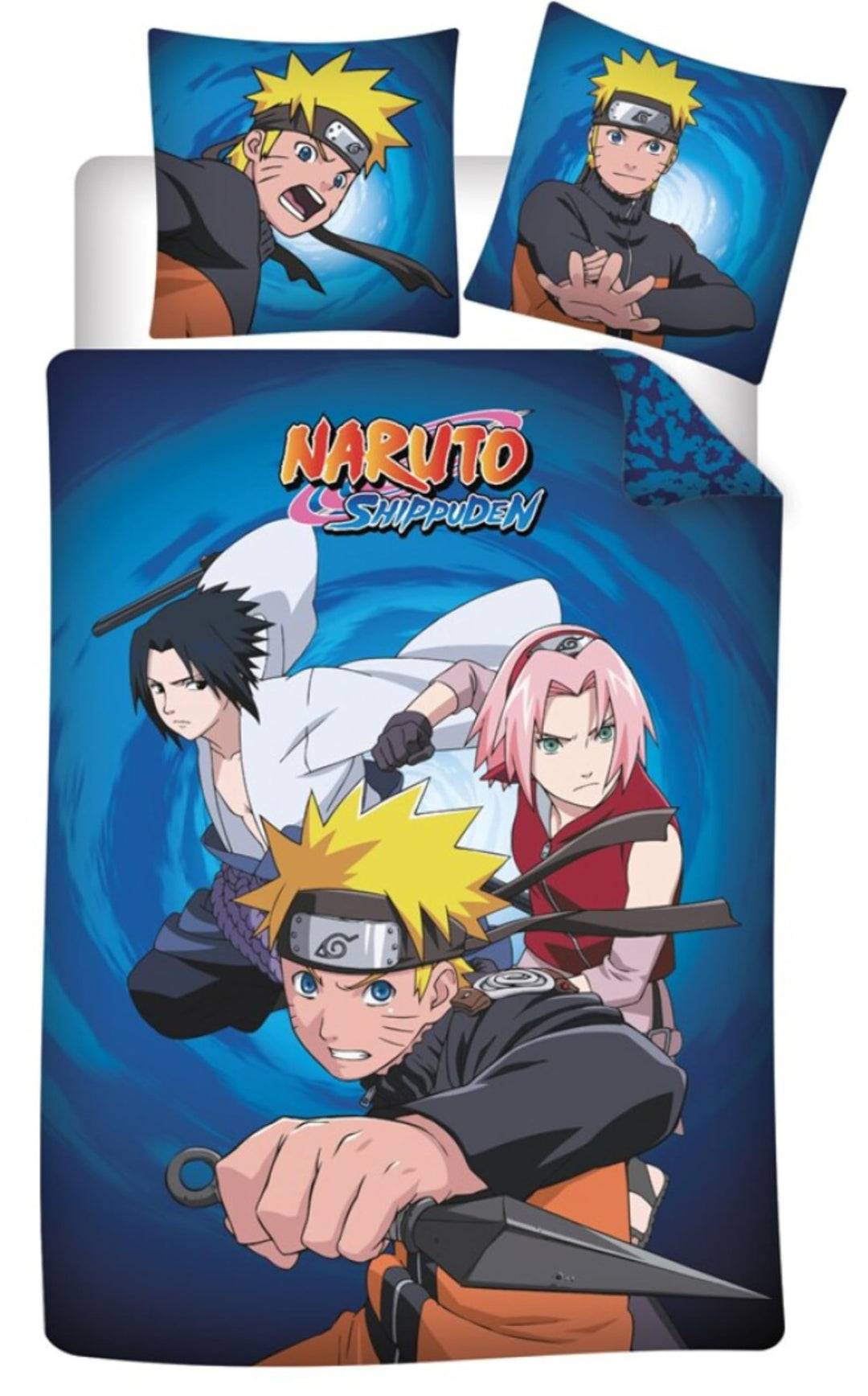 Aymax Funda Nordica Algodón 140X200Cm para Cama De 90Cm De Naruto