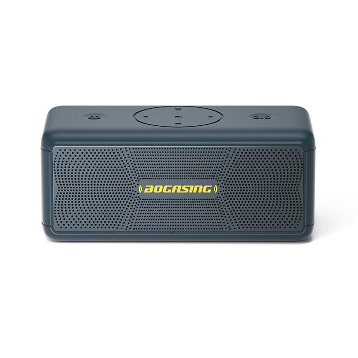 BOGASING M5 Tragbarer Bluetooth Lautsprecher 40W mit sattem Stereo-Klang Blau, Blau
