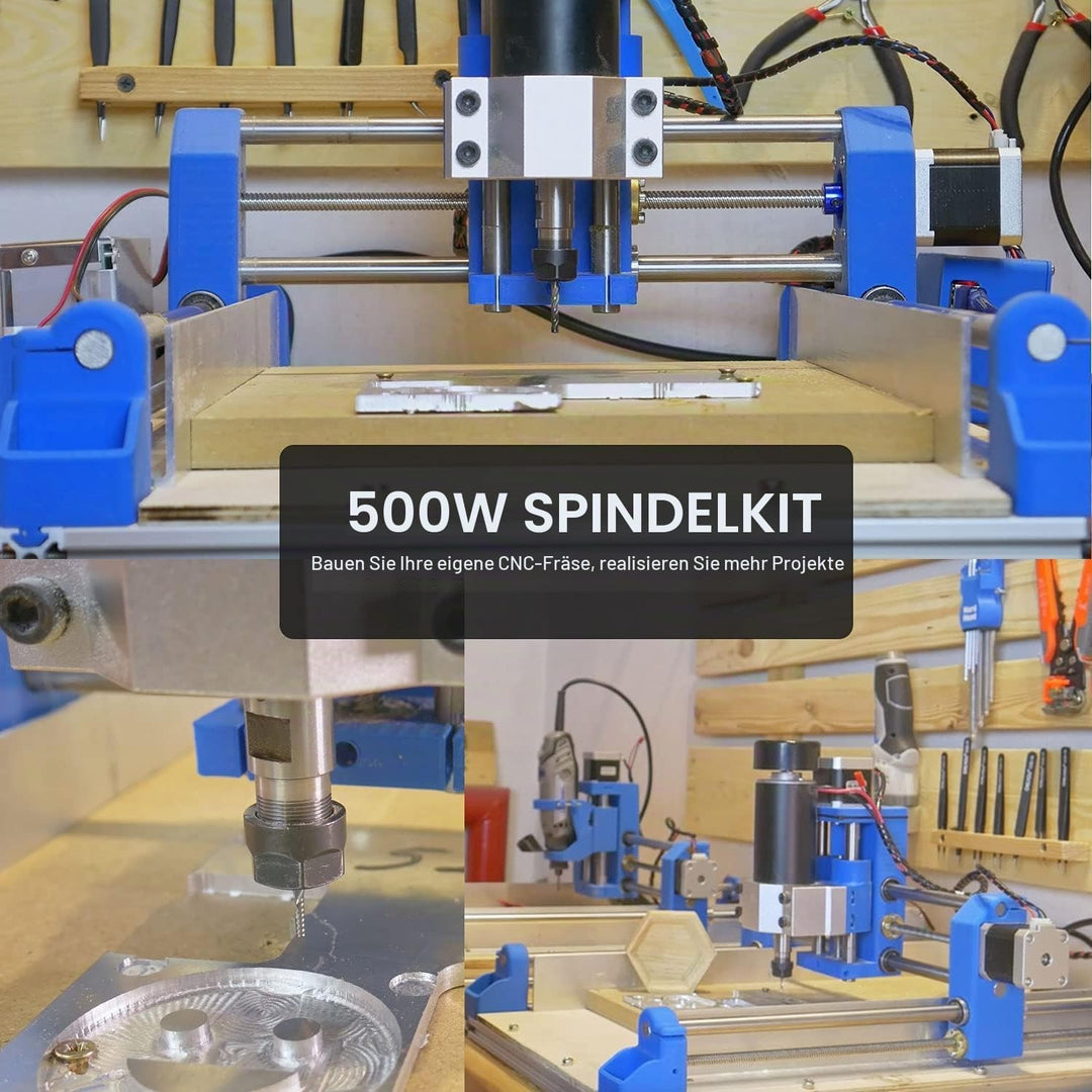 Daedalus CNC Gebürsteter Spindelmotor Set, 500 W, ER16 500W ER16