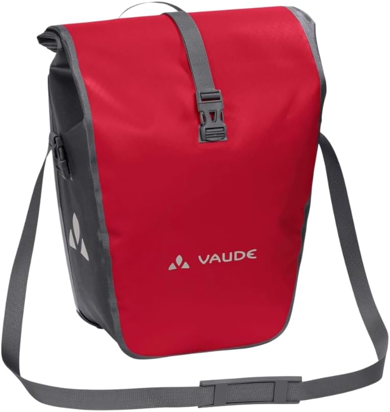 VAUDE Fahrradtasche für Gepäckträger Aqua Back Single 1 x 24 L in 24 Lang Rot, 24 Lang Rot