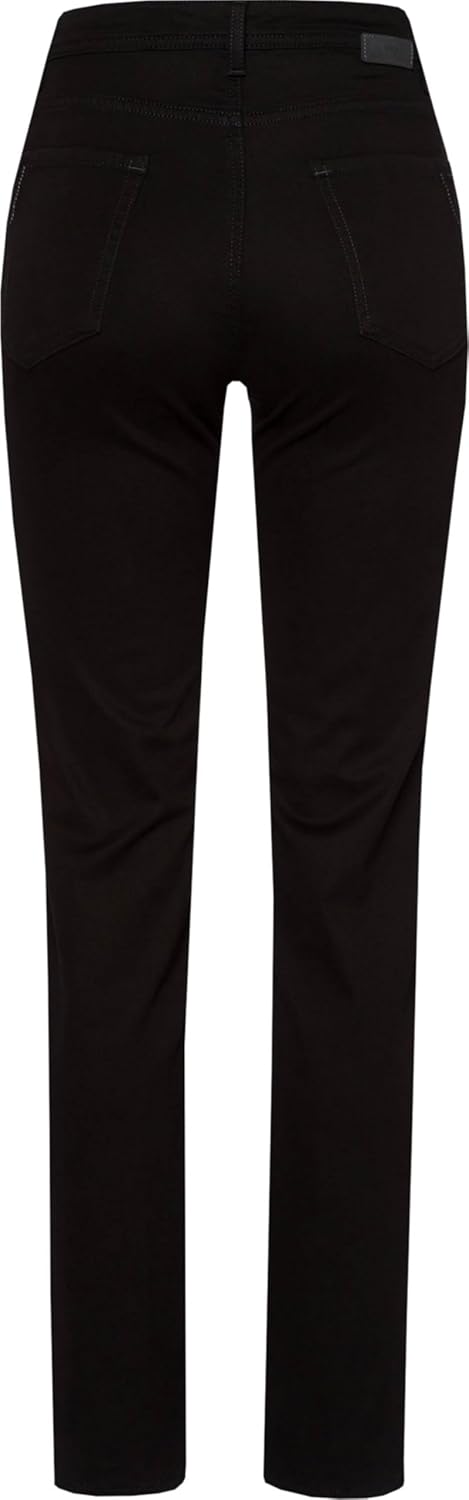 BRAX Damen Style Mary Winter Dream Hose 27W / 30L Schwarz, 27W / 30L Schwarz