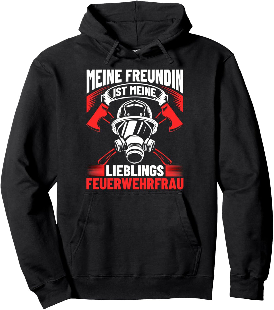 Feuerwehrmann Verkleidung Feuerwehr Kostüm Berufsfeuerweh Pullover Hoodie